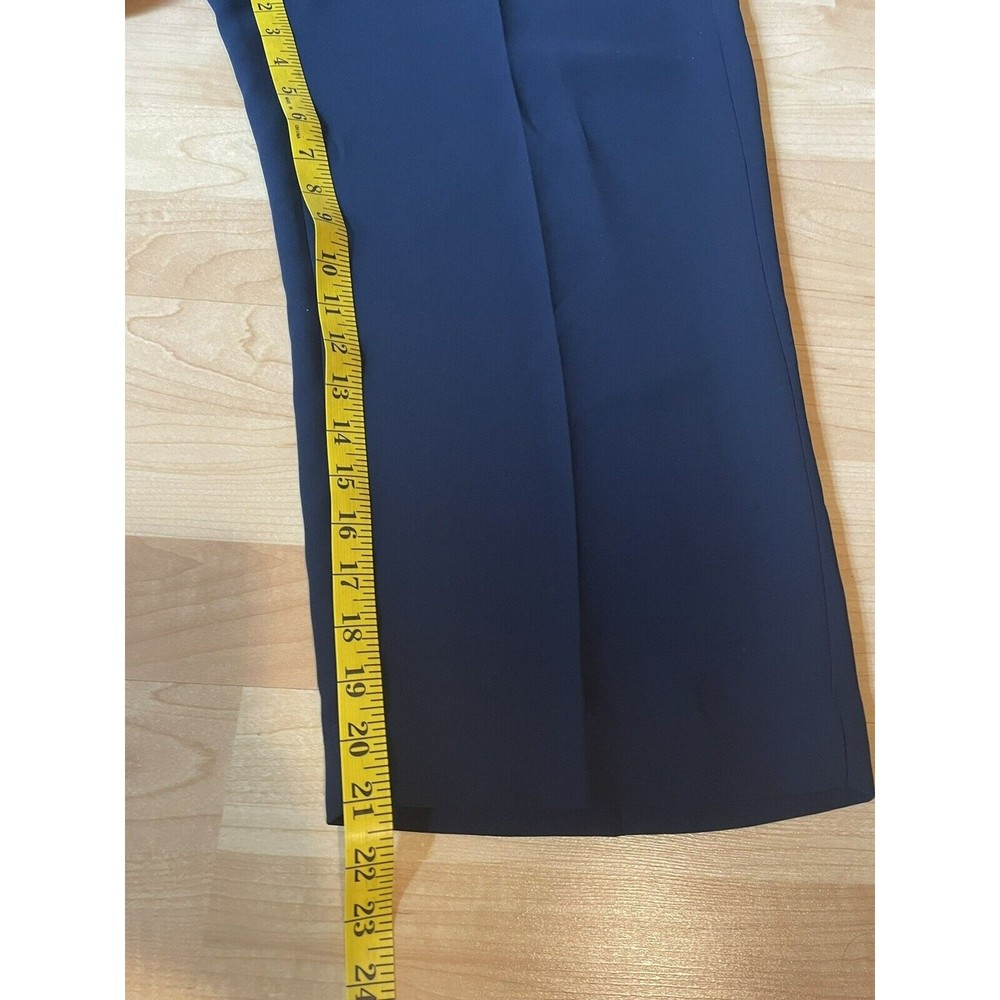 NWT Talbots Cropped Pants Size 14P Navy Blue - Picture 9 of 10